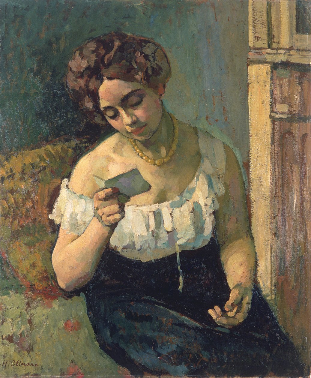 The Letter, 1903 (taulu) tekijältä Henri Ottmann