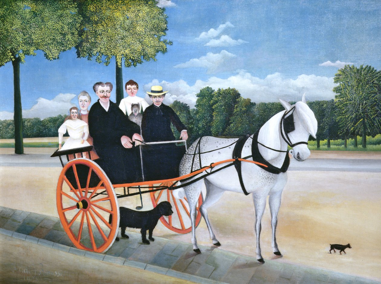 Old Man Junierin ansa, 1908 tekijältä Henri Rousseau