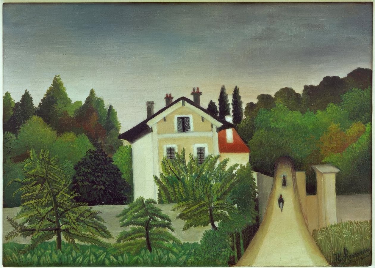 Paysage pris sur les bords de l’Oise, territoire de Chaponv tekijältä Henri Rousseau