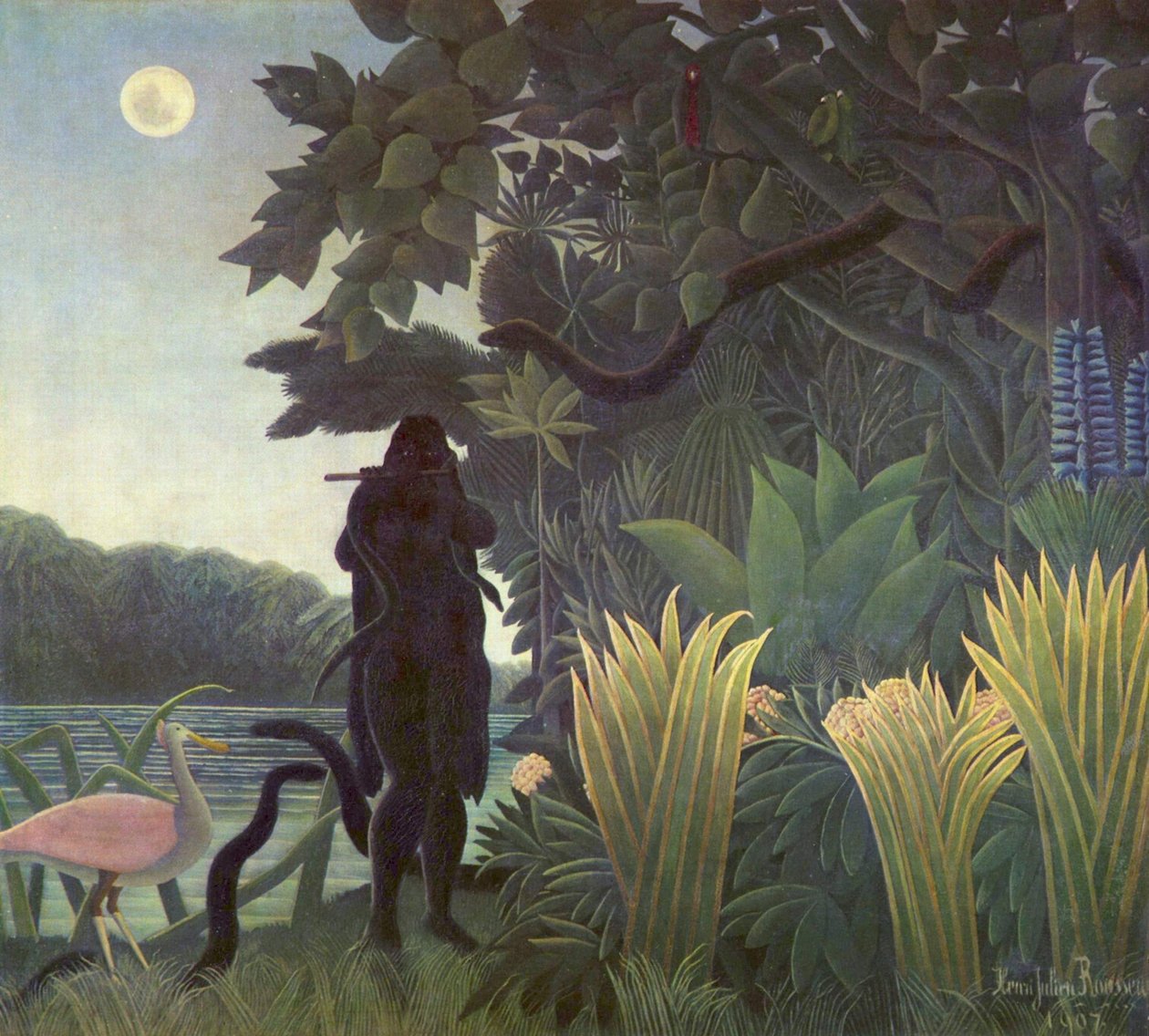 Schlangenbeschwörerin tekijältä Henri Rousseau