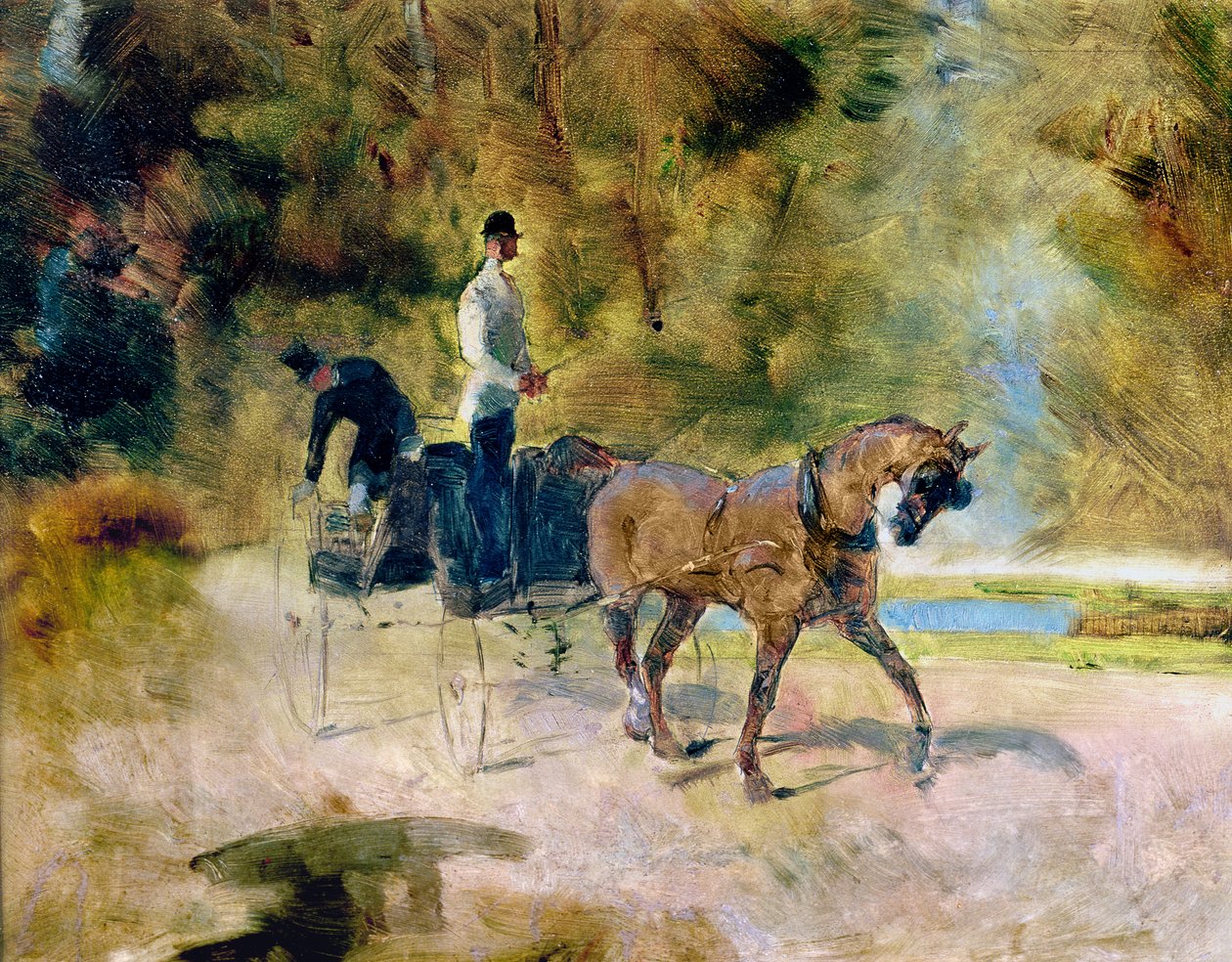 Koirakärry, 1880 tekijältä Henri de Toulouse Lautrec