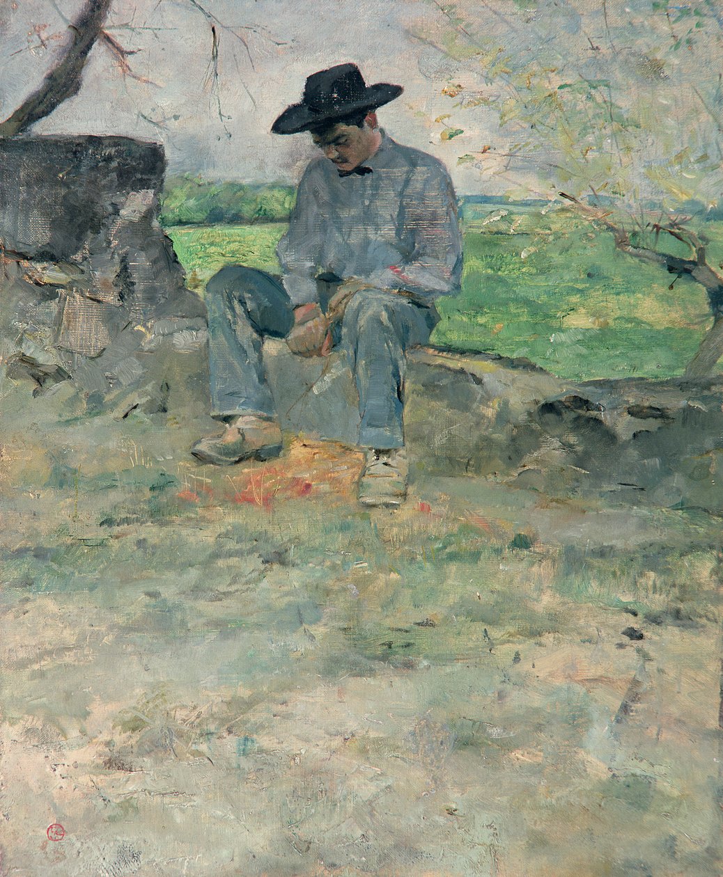 Young Routy Celleyranissa, 1882 tekijältä Henri de Toulouse Lautrec