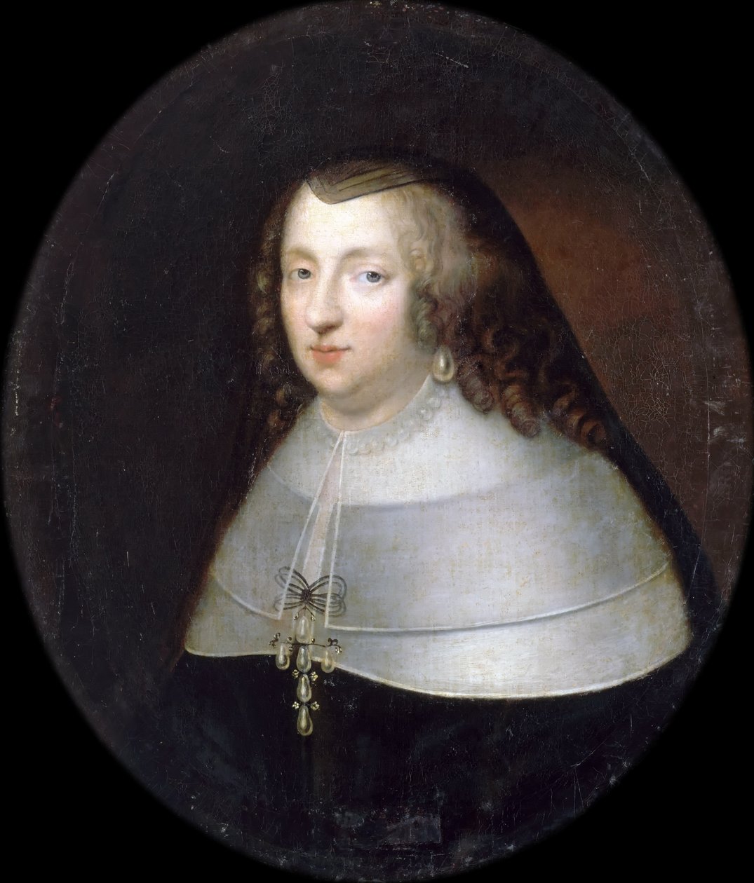 Anna Itävallan muotokuva 1601-1666 tekijältä Henri Beaubrun