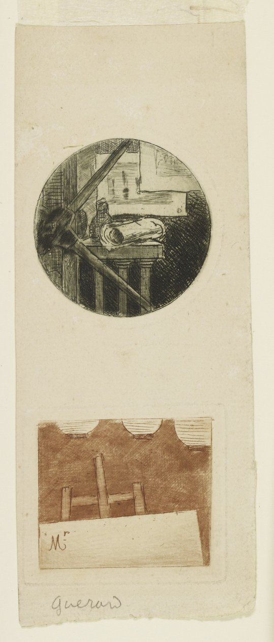 Paikkakortti tekijältä Henri Charles Guérard