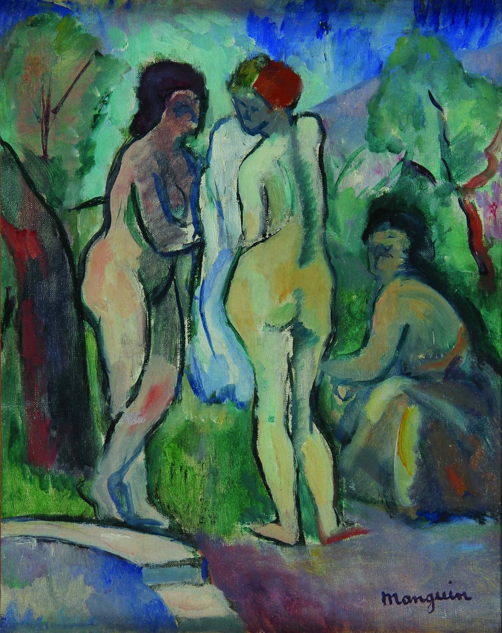 Uimarit, 1905. tekijältä Henri Charles Manguin