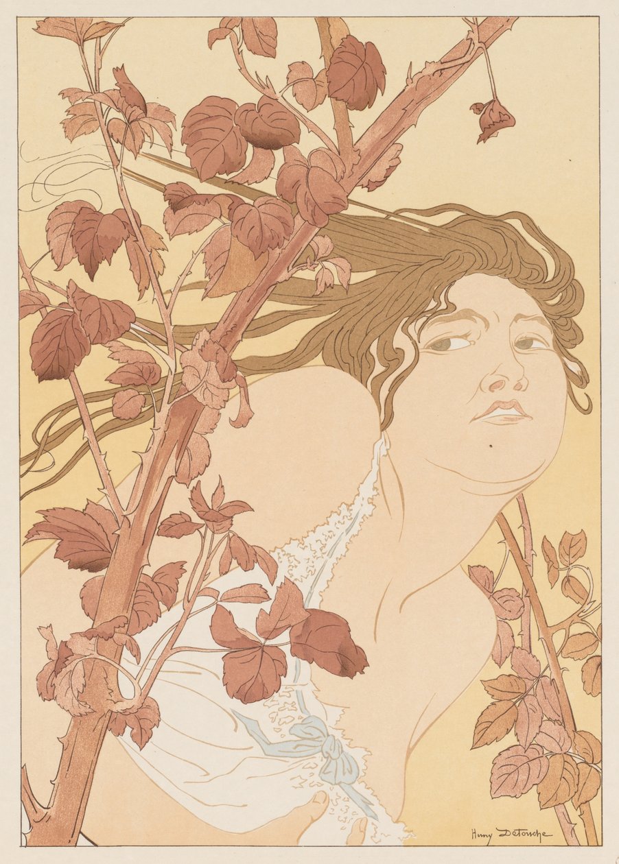 In the Brambles In the Brambles, 1898. tekijältä Henri Detouche