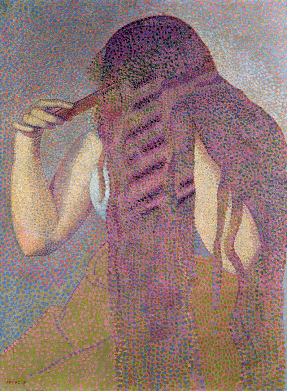 Hiukset, n. 1892 tekijältä Henri Edmond Cross