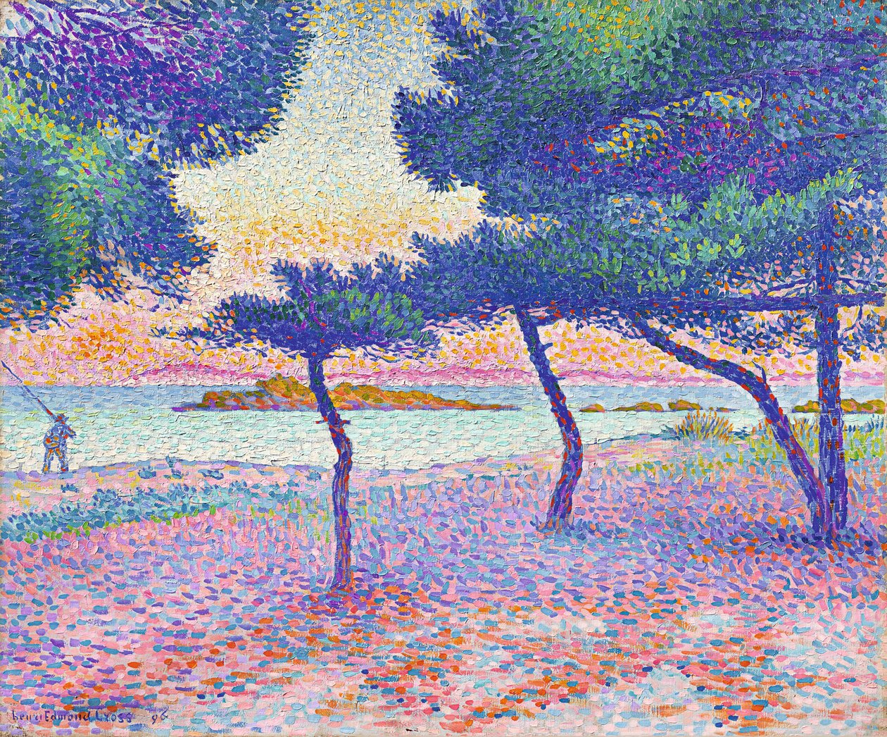 Saint-Clairin ranta, 1896. tekijältä Henri Edmond Cross