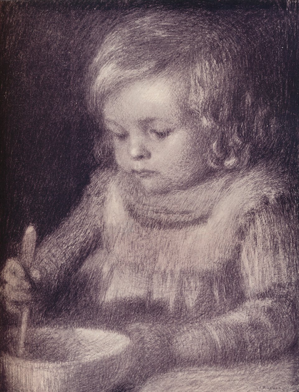 "Lapsi", 1901-1902 tekijältä Henri Eugene Le Sidaner