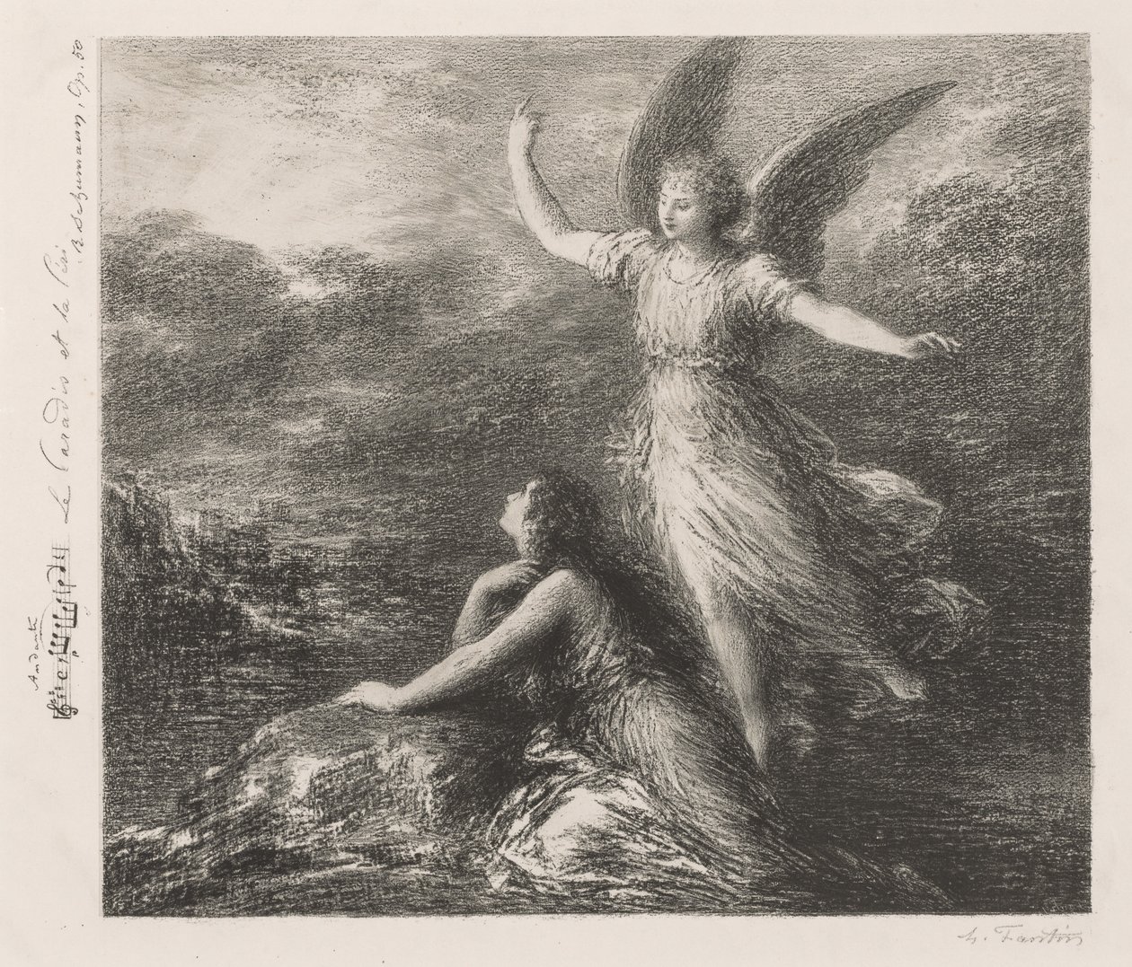 Paratiisi ja Peri tekijältä Henri Fantin Latour