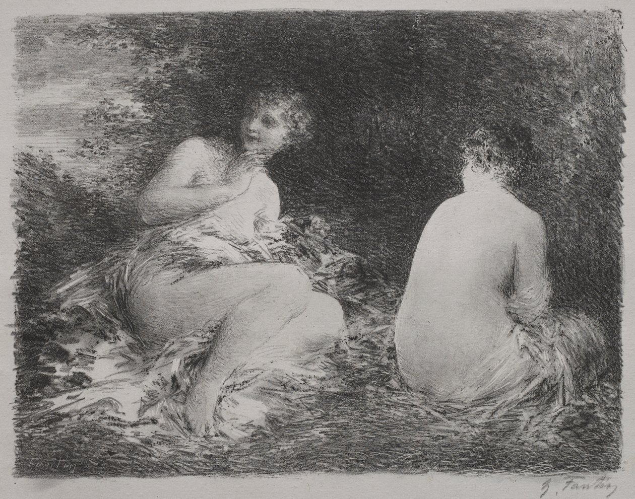 Uimarit tekijältä Ignace Henri Jean Fantin Latour