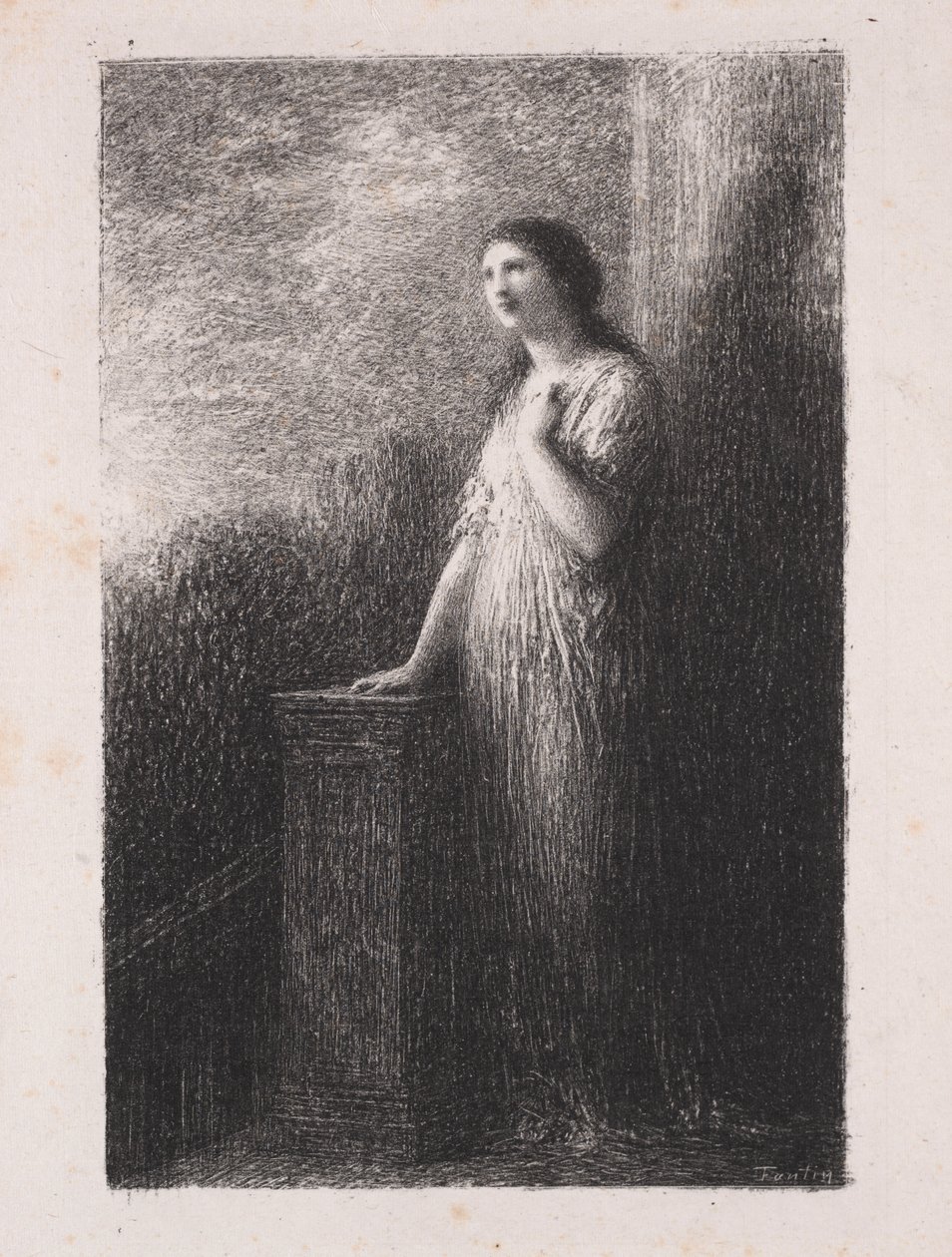 Luottamus yöhön tekijältä Ignace Henri Jean Fantin Latour