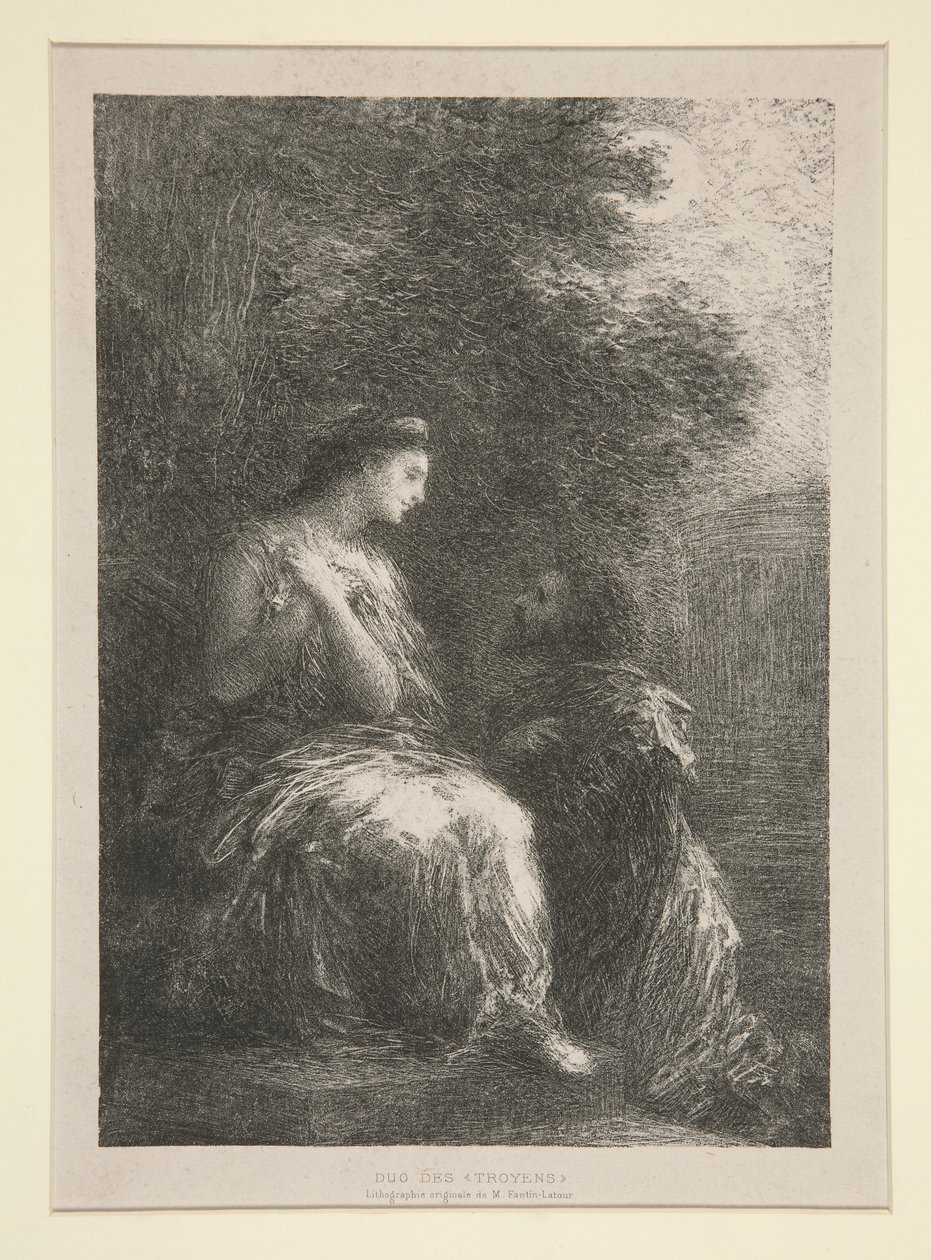 Duo of tekijältä Ignace Henri Jean Fantin Latour