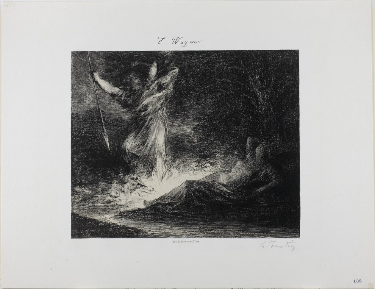 Valkyrien loppu tekijältä Ignace Henri Jean Fantin Latour