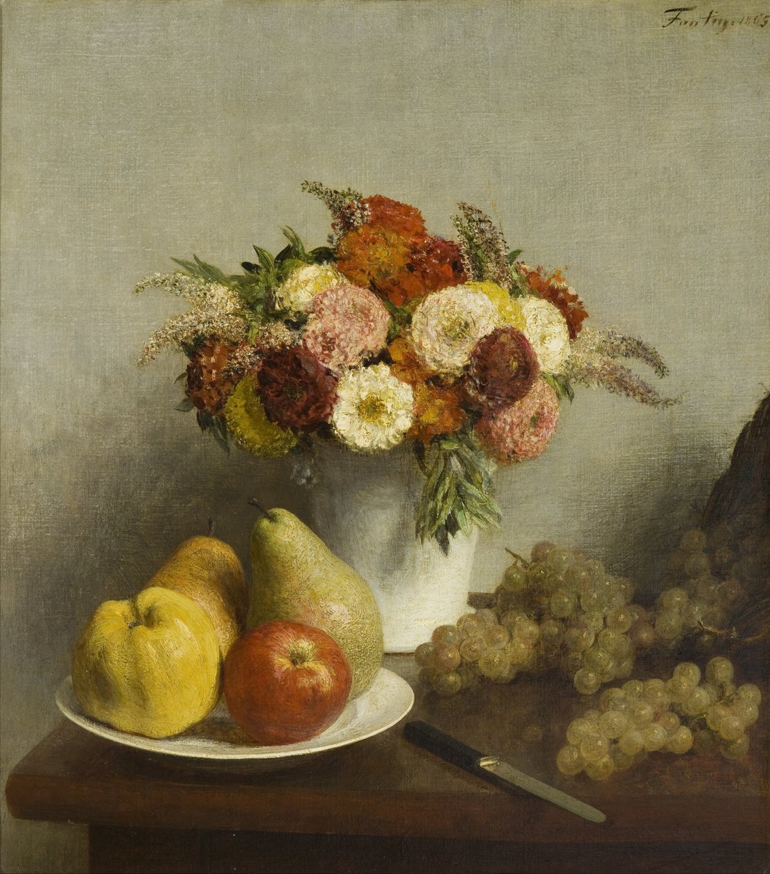 Kukat ja hedelmät tekijältä Henri Fantin Latour