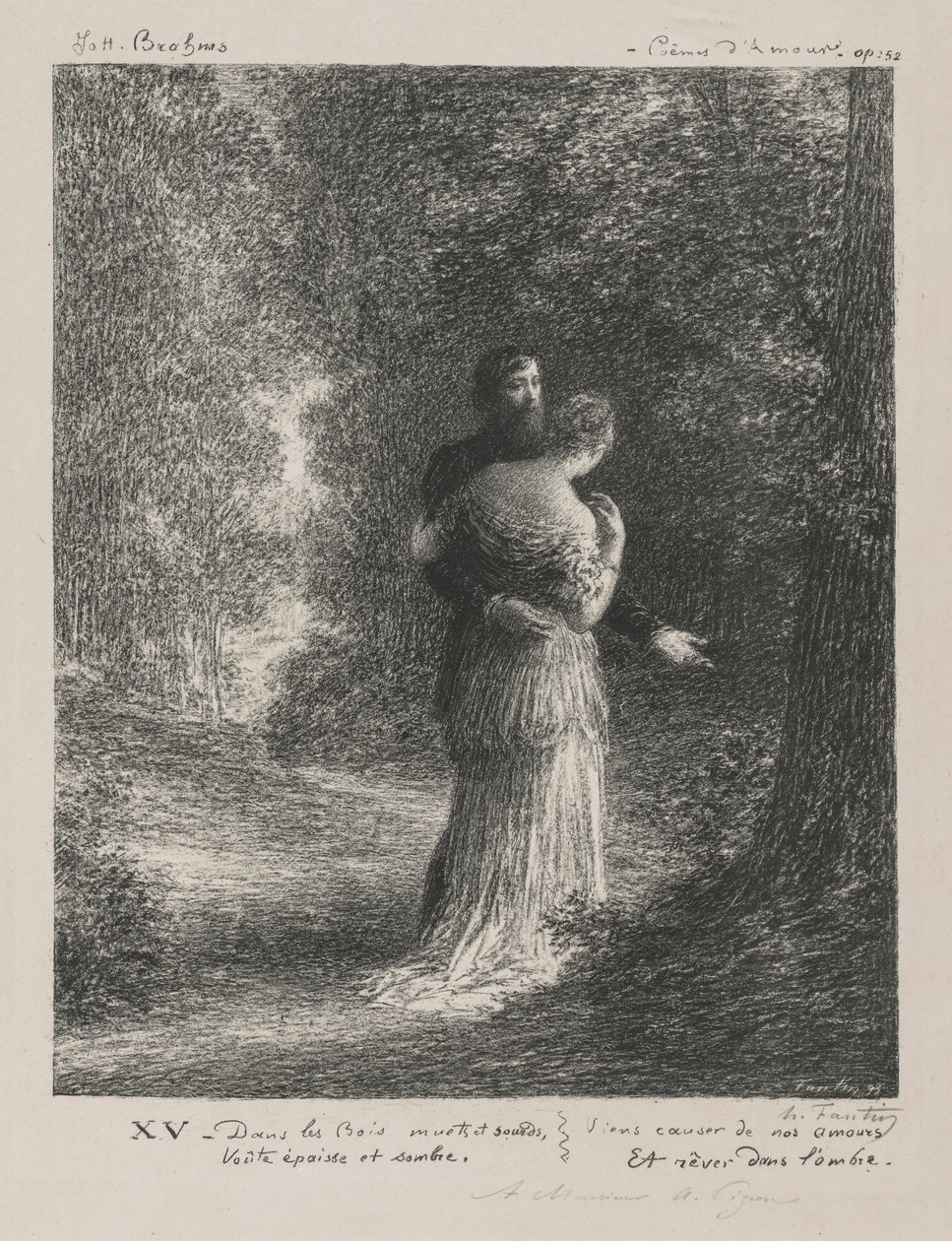 Rakkausrunot (kolmas levy) tekijältä Ignace Henri Jean Fantin Latour