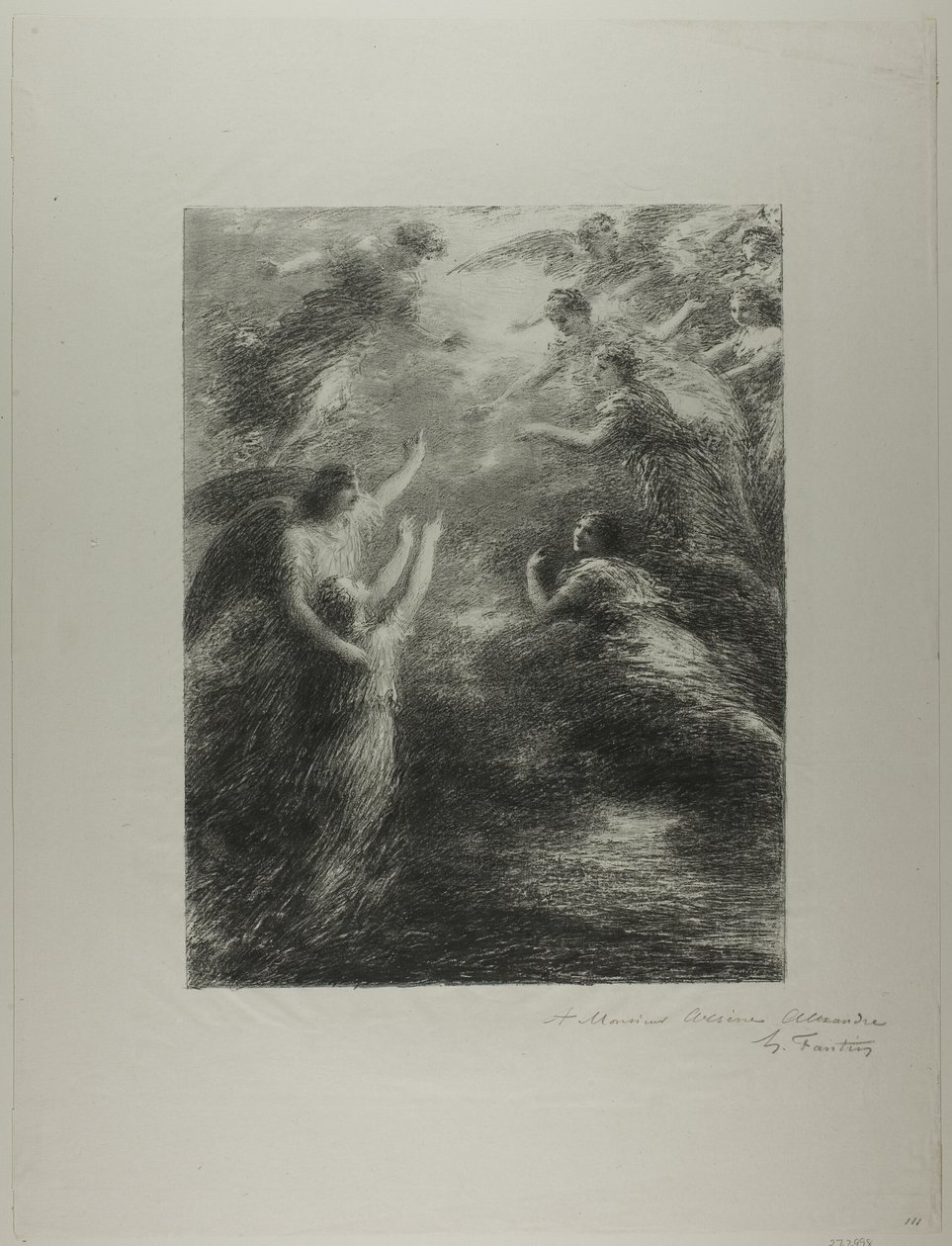 Paradise and the Peri: Finale tekijältä Ignace Henri Jean Fantin Latour