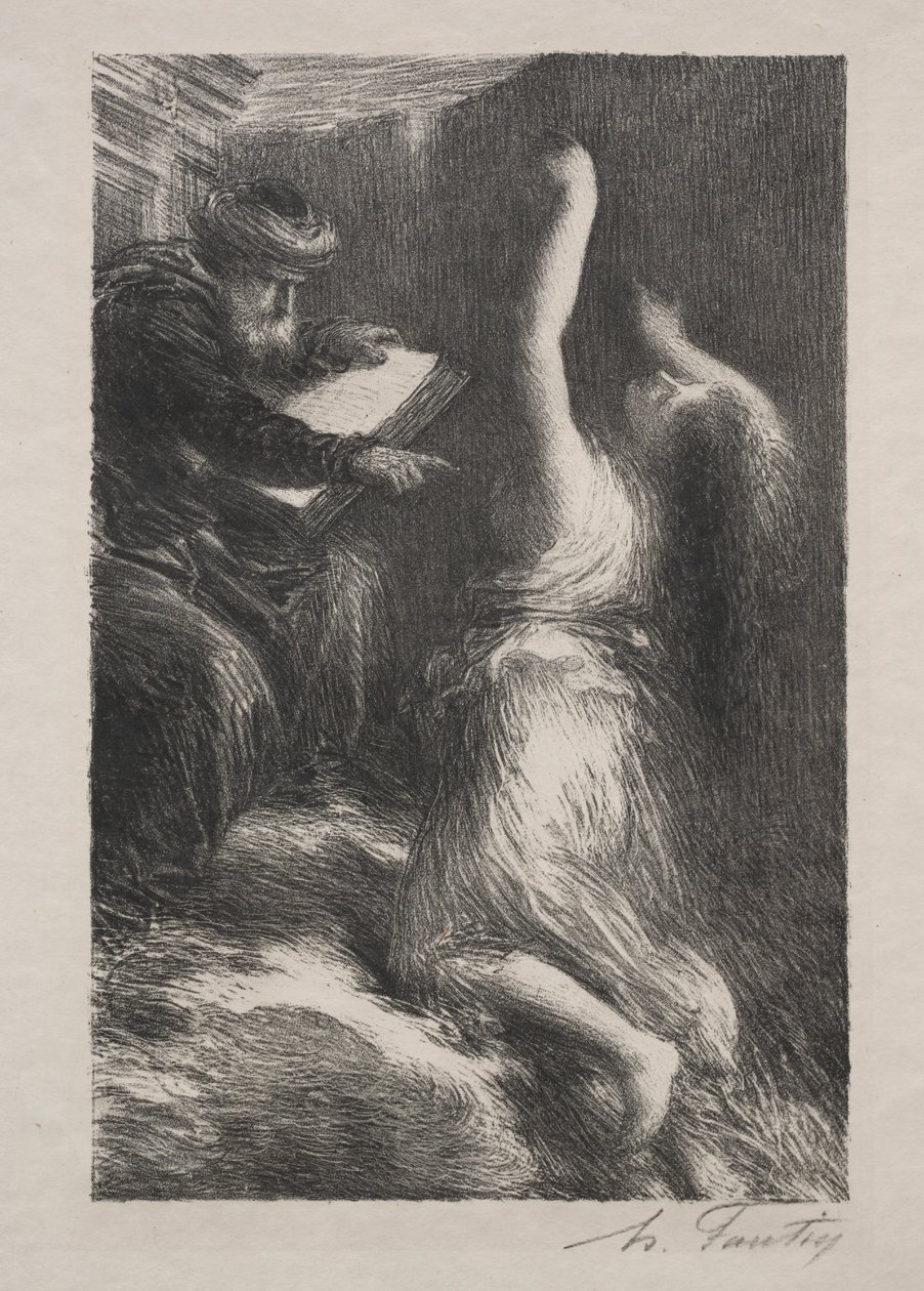 Parsifal, Act II: Evocation of Kundry tekijältä Ignace Henri Jean Fantin Latour