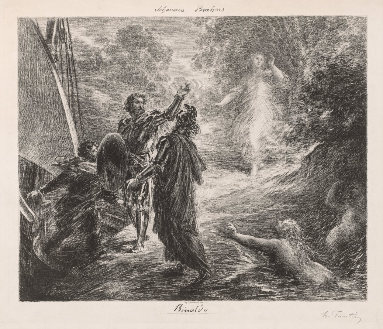 Rinaldo tekijältä Ignace Henri Jean Fantin Latour