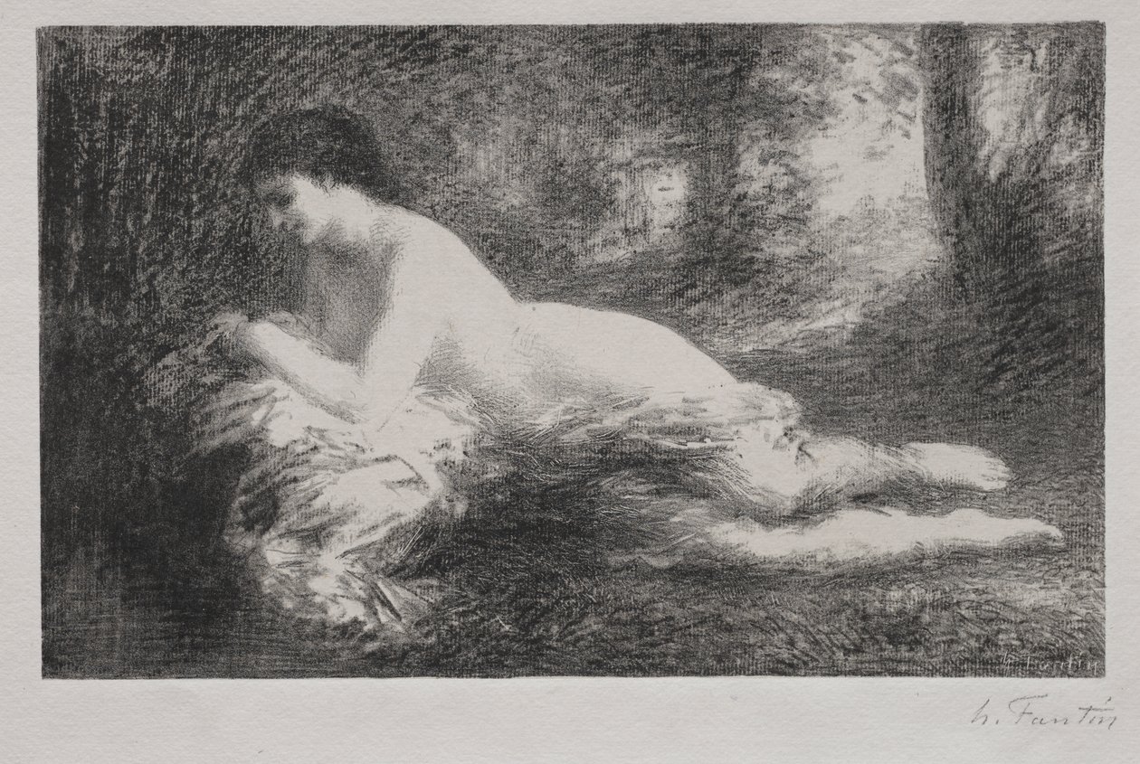 Réverie tekijältä Ignace Henri Jean Fantin Latour