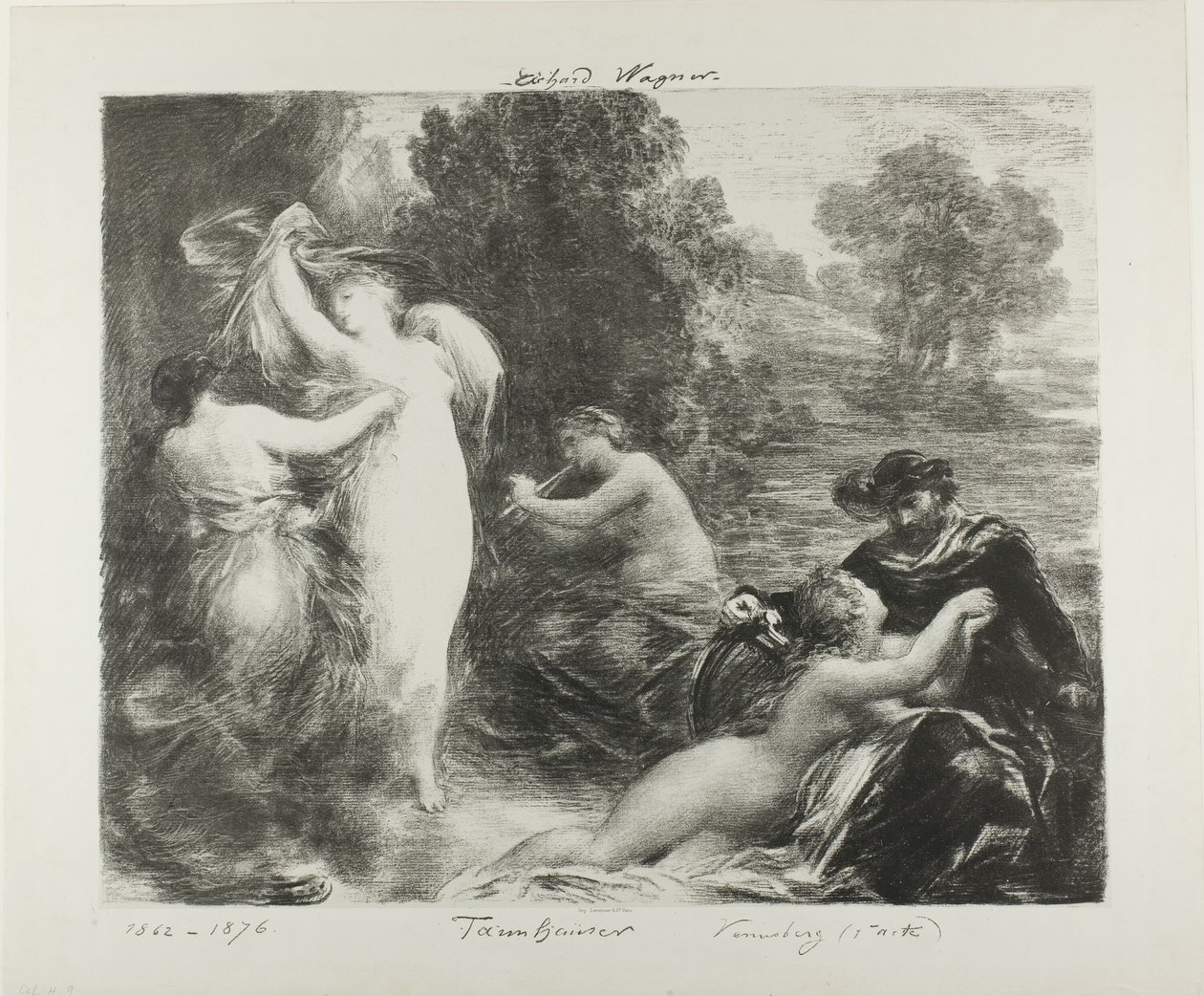 Tannhäuser: Venusberg tekijältä Ignace Henri Jean Fantin Latour