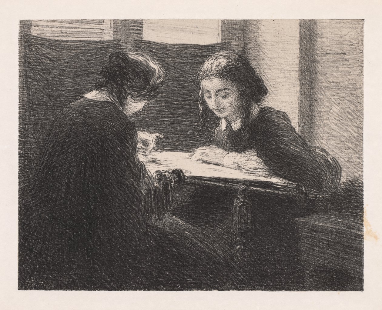 Brodeeratut, tekijältä Ignace Henri Jean Fantin Latour