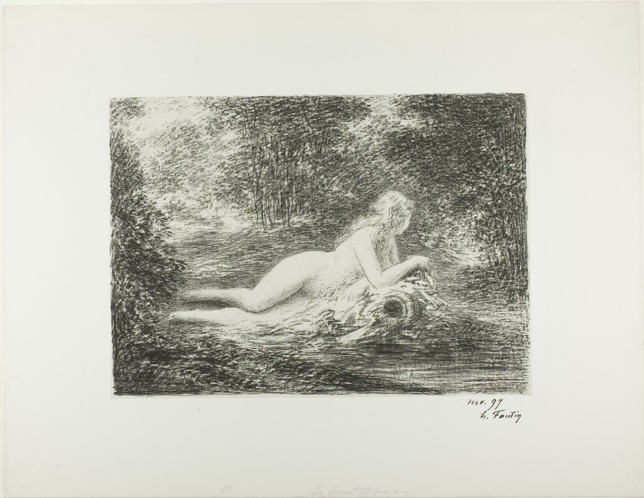 Kevät metsässä tekijältä Ignace Henri Jean Fantin Latour