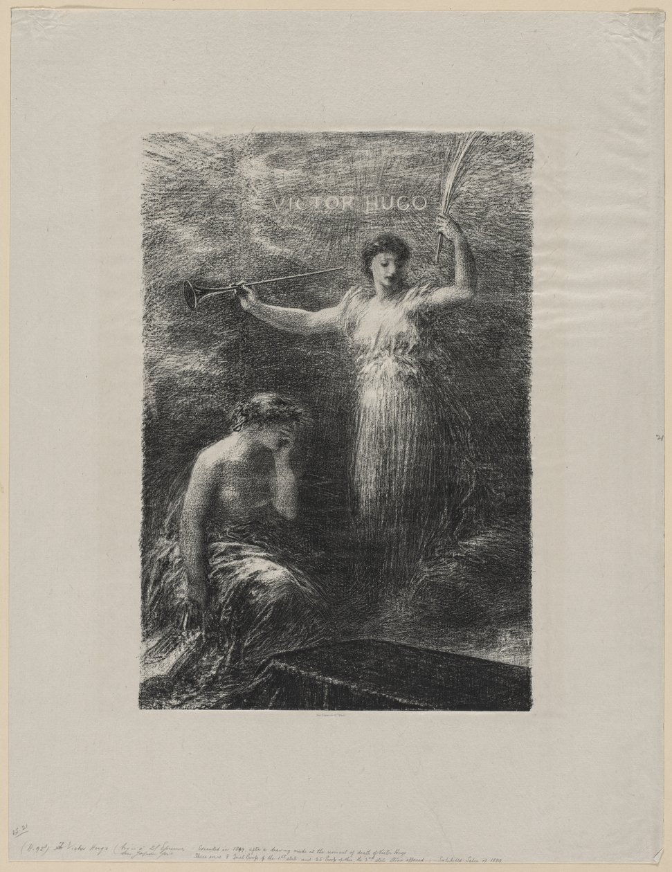 Victor Hugolle tekijältä Ignace Henri Jean Fantin Latour