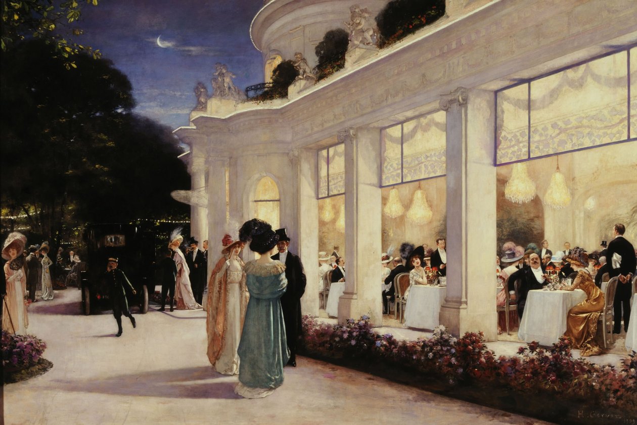 Ilta Pré-Catelanissa tekijältä Henri Gervex