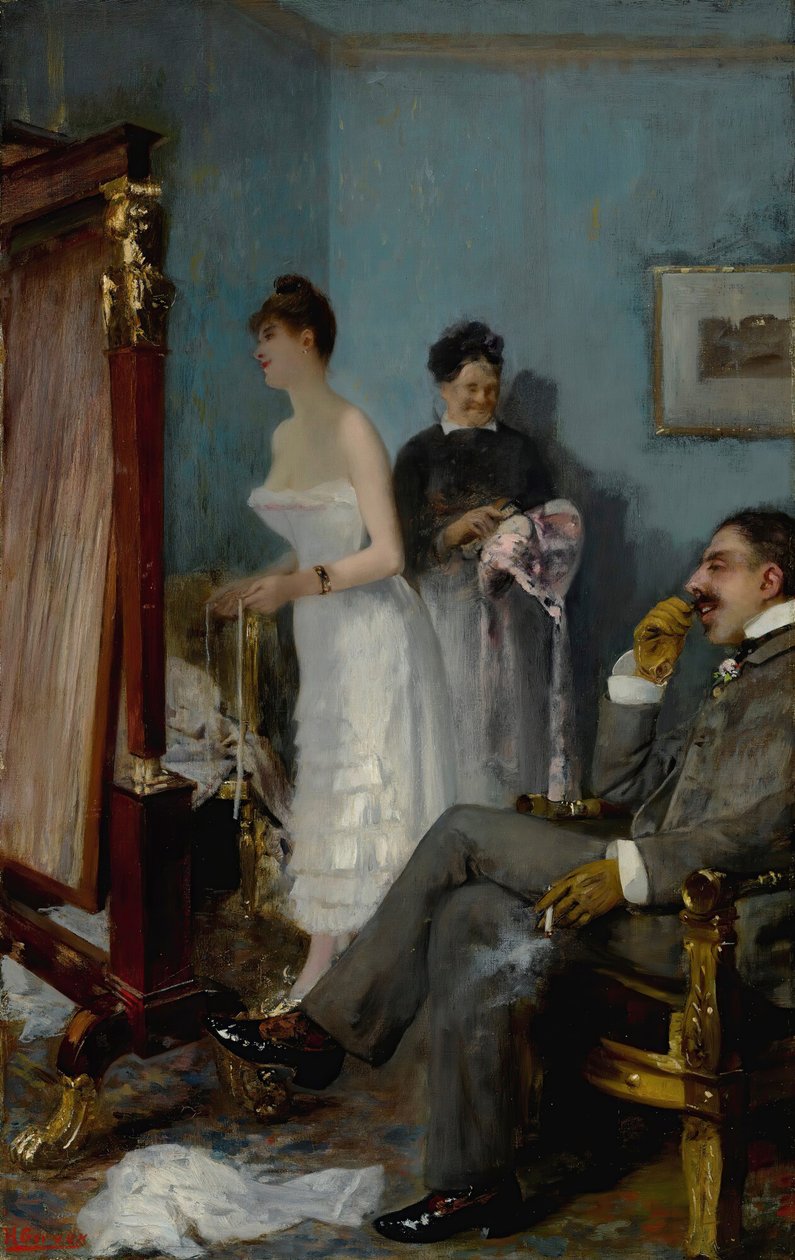 Nana, 1880-luvun alku. tekijältä Henri Gervex