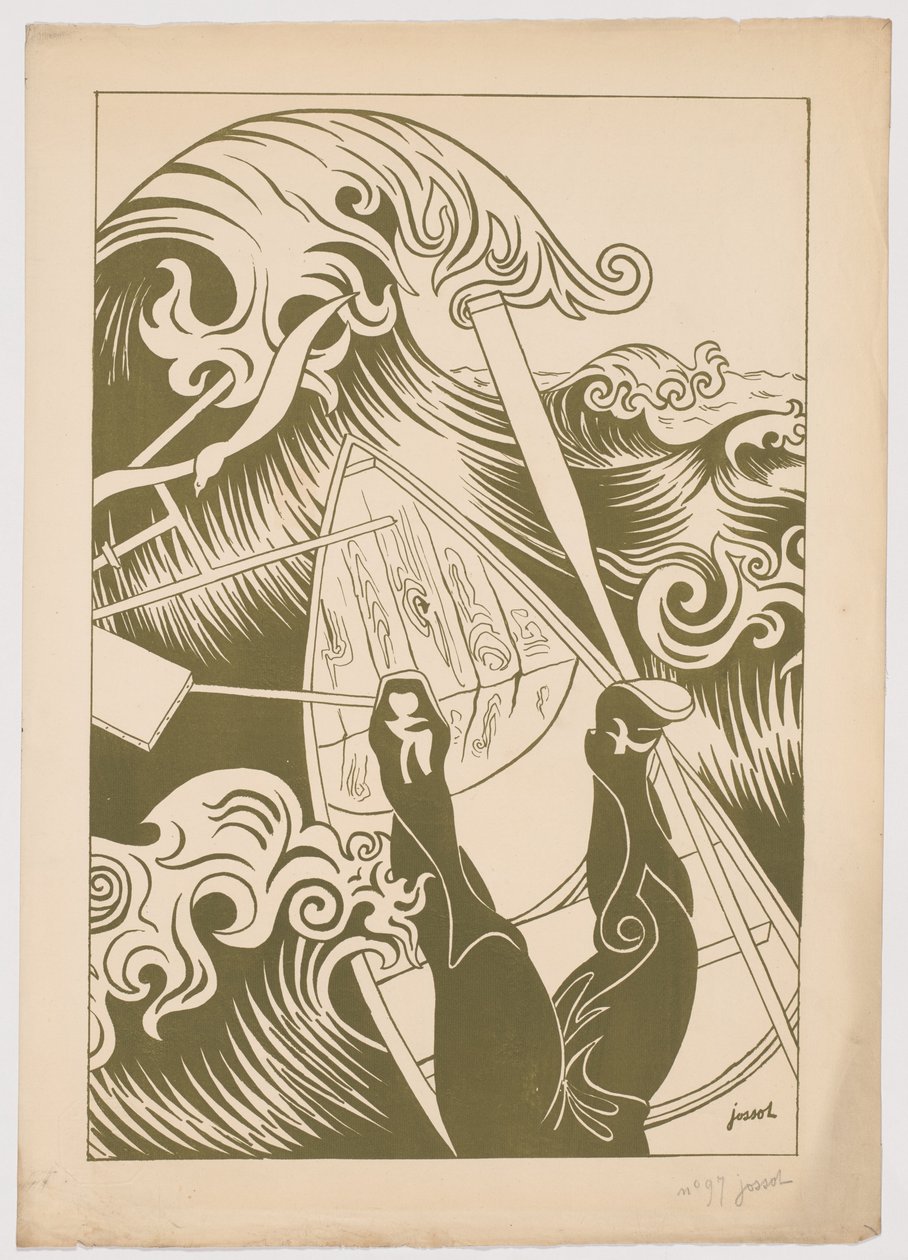 Aalto (La vague) tekijältä Henri Gustave Jossot