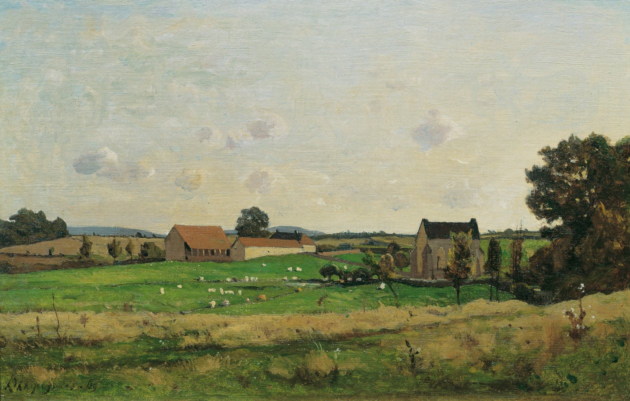 Saulcen kartano (Gonnen osasto) tekijältä Henri Joseph Harpignies