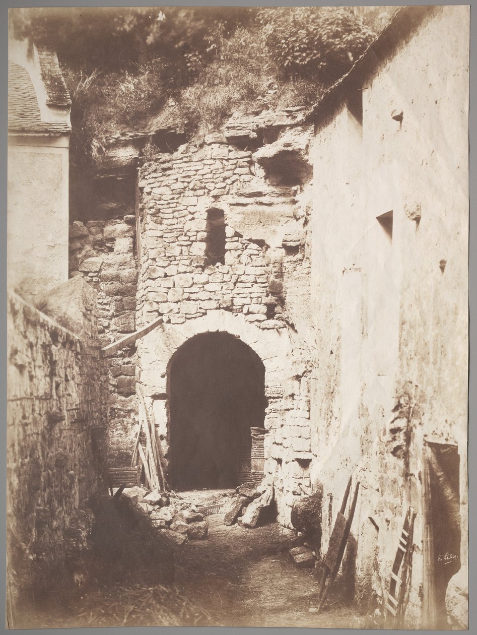 Troglodyte-tilan takana, n. 1853. tekijältä Henri Le Secq