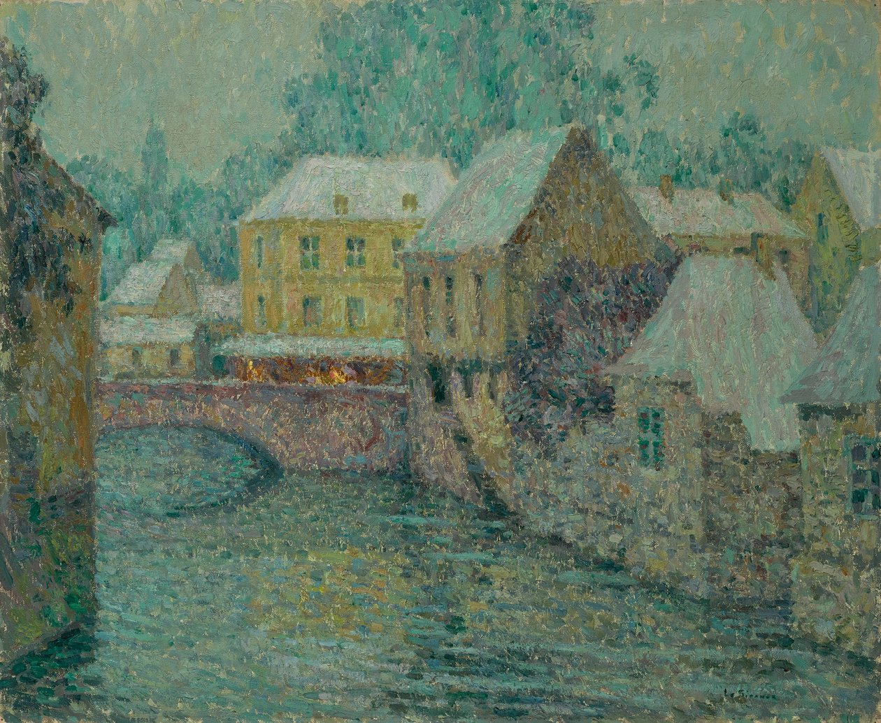 Neige Snow, 1917. tekijältä Henri Le Sidaner