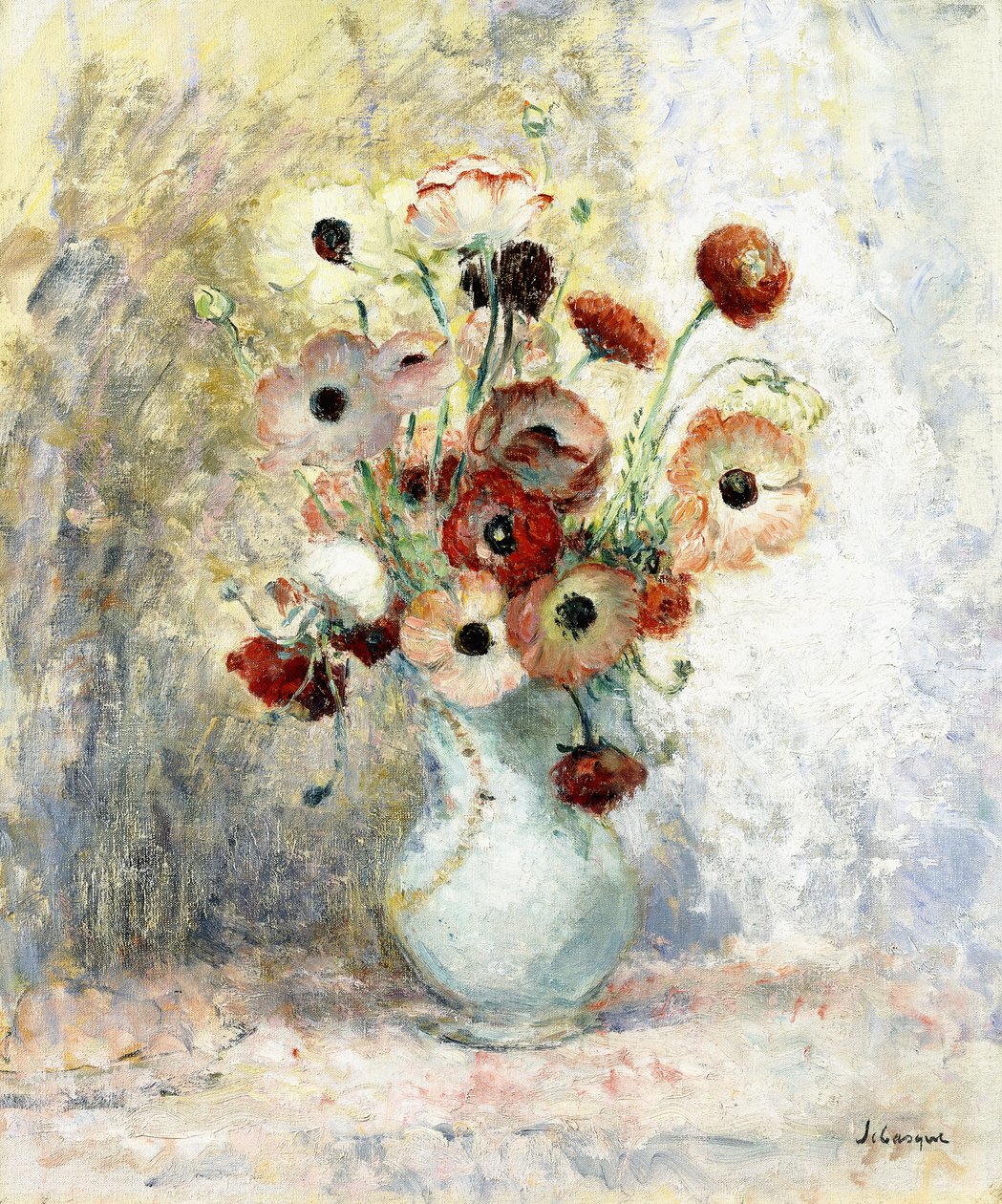 Kimppu anemoneja, tekijältä Henri Lebasque
