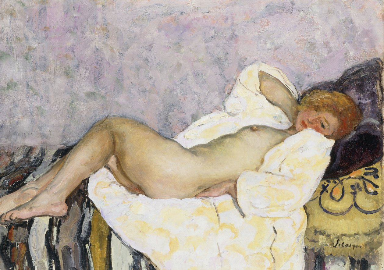 nojatuoli; nu-sohva E, tekijältä Henri Lebasque