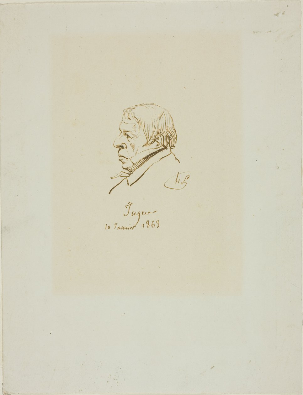 Jean Auguste Dominique Ingres tekijältä Henri Lehmann