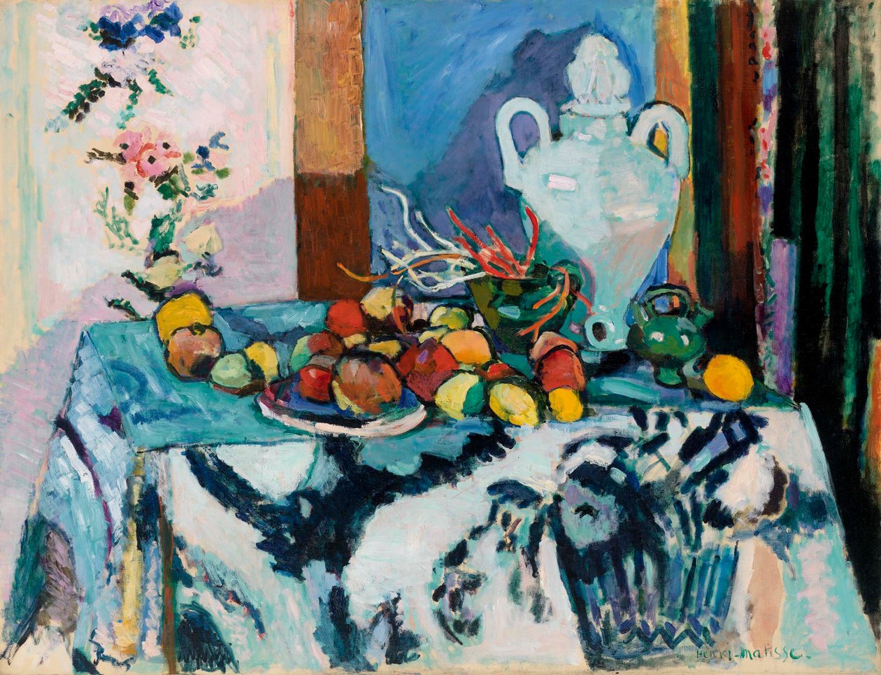 Sininen asetelma (Nature morte bleue) tekijältä Henri Matisse