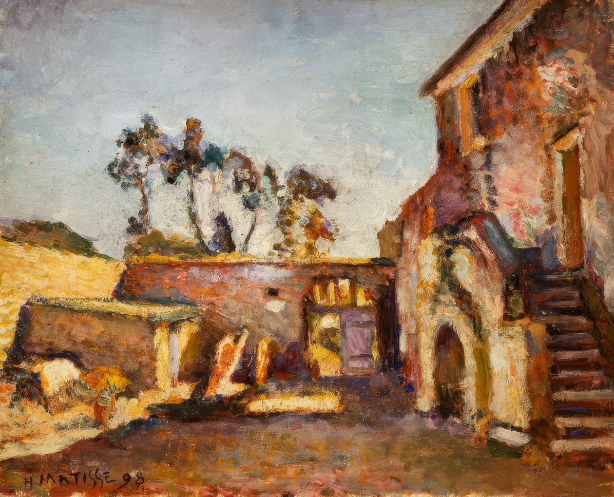 Ajaccion myllyn sisäpiha tekijältä Henri Matisse