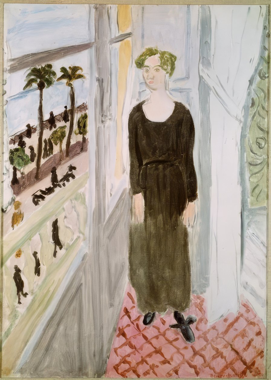 Nainen ikkunan ääressä, Nizza tekijältä Henri Matisse