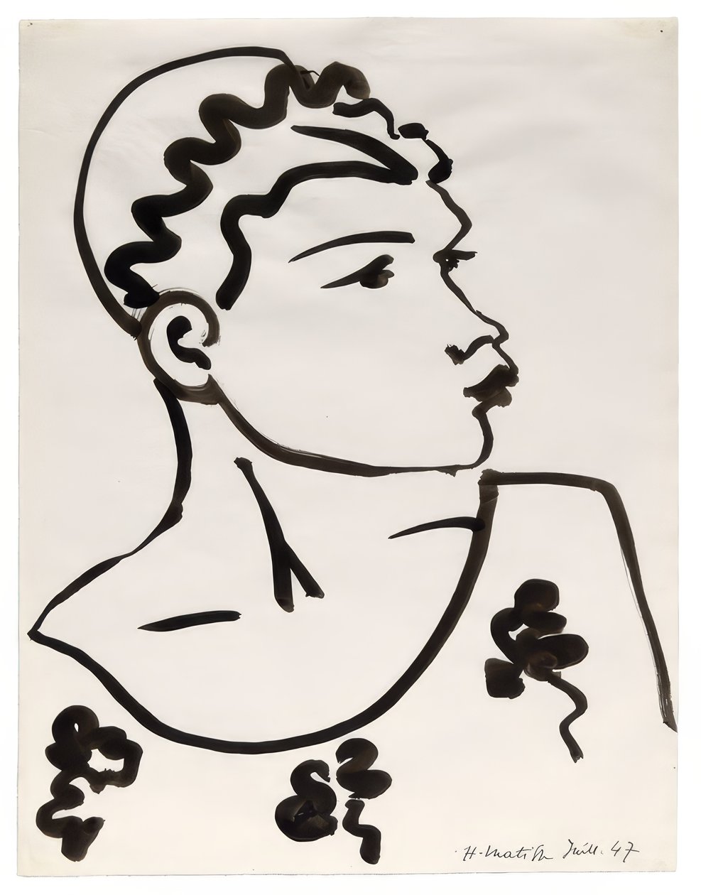 Pää tekijältä Henri Matisse