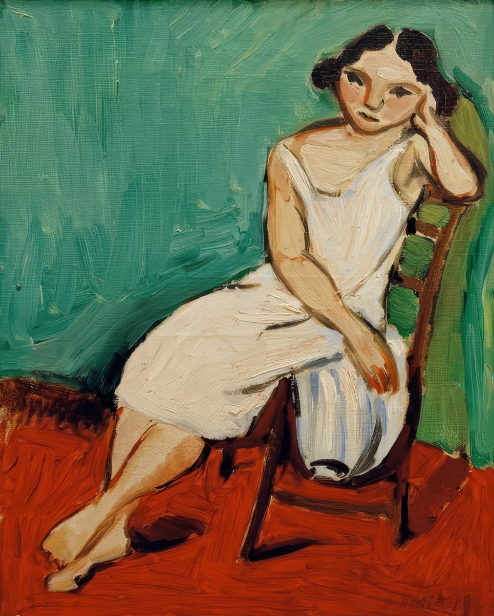 Istuva tyttö tekijältä Henri Matisse