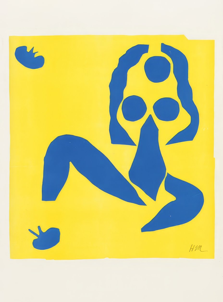 Kahdeksan värilitografian yhdistelmä tekijältä Henri Matisse