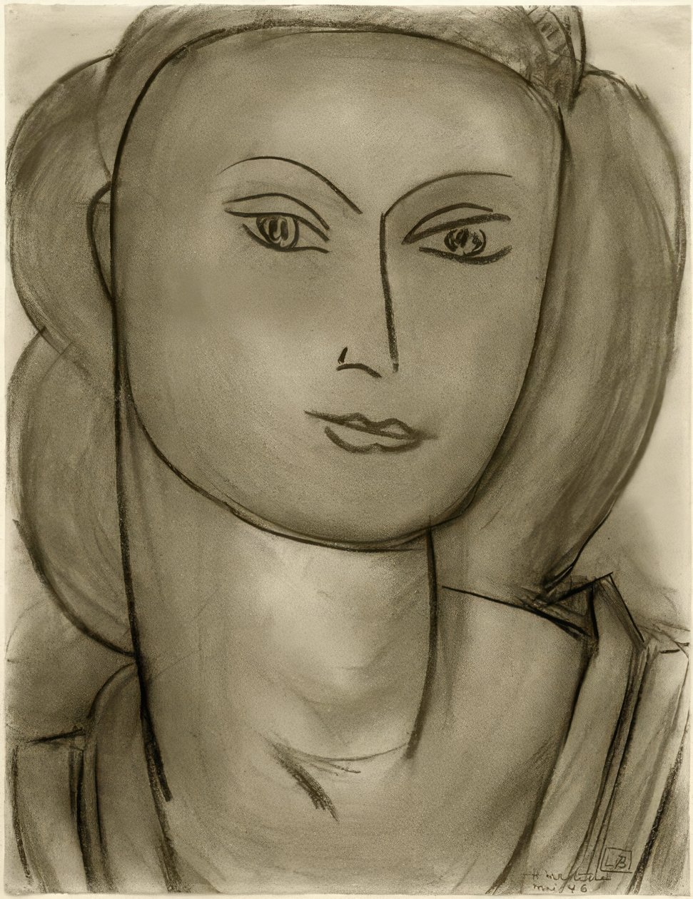 Rouva L.B. (Lucienne Bernard) tekijältä Henri Matisse