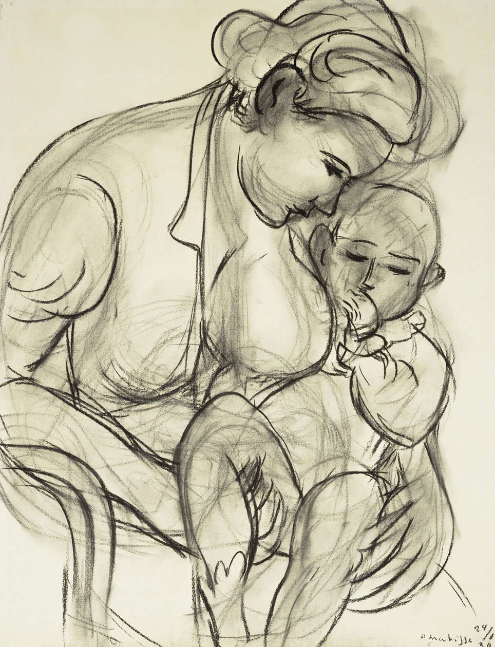 Äitiys; Maternite tekijältä Henri Matisse