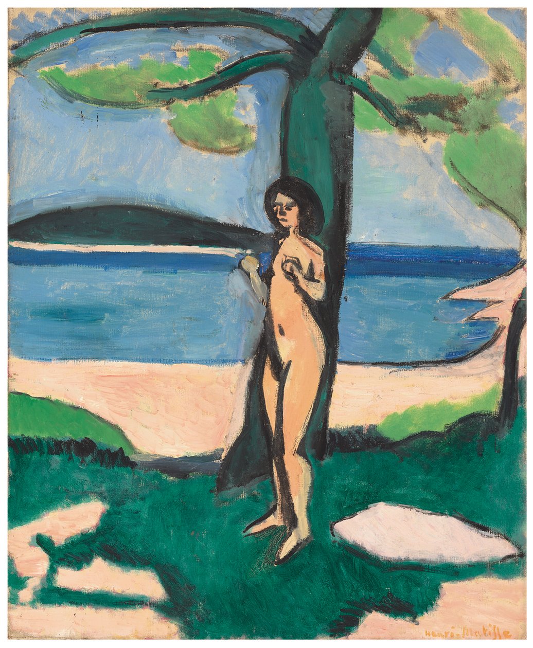 Alaston meren rannalla tekijältä Henri Matisse