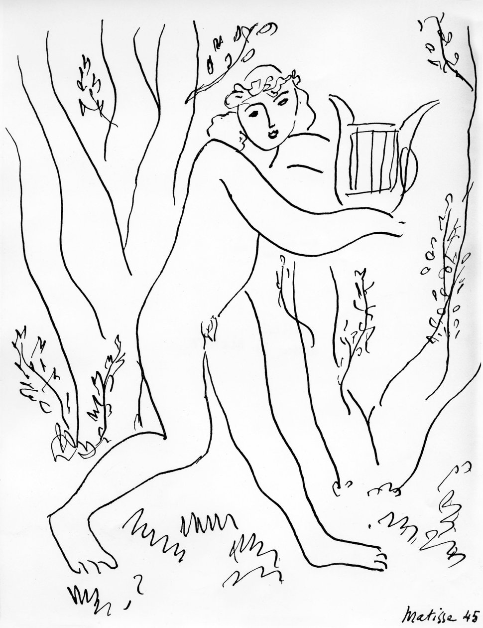 Orfeus ja hänen lyyransa tekijältä Henri Matisse
