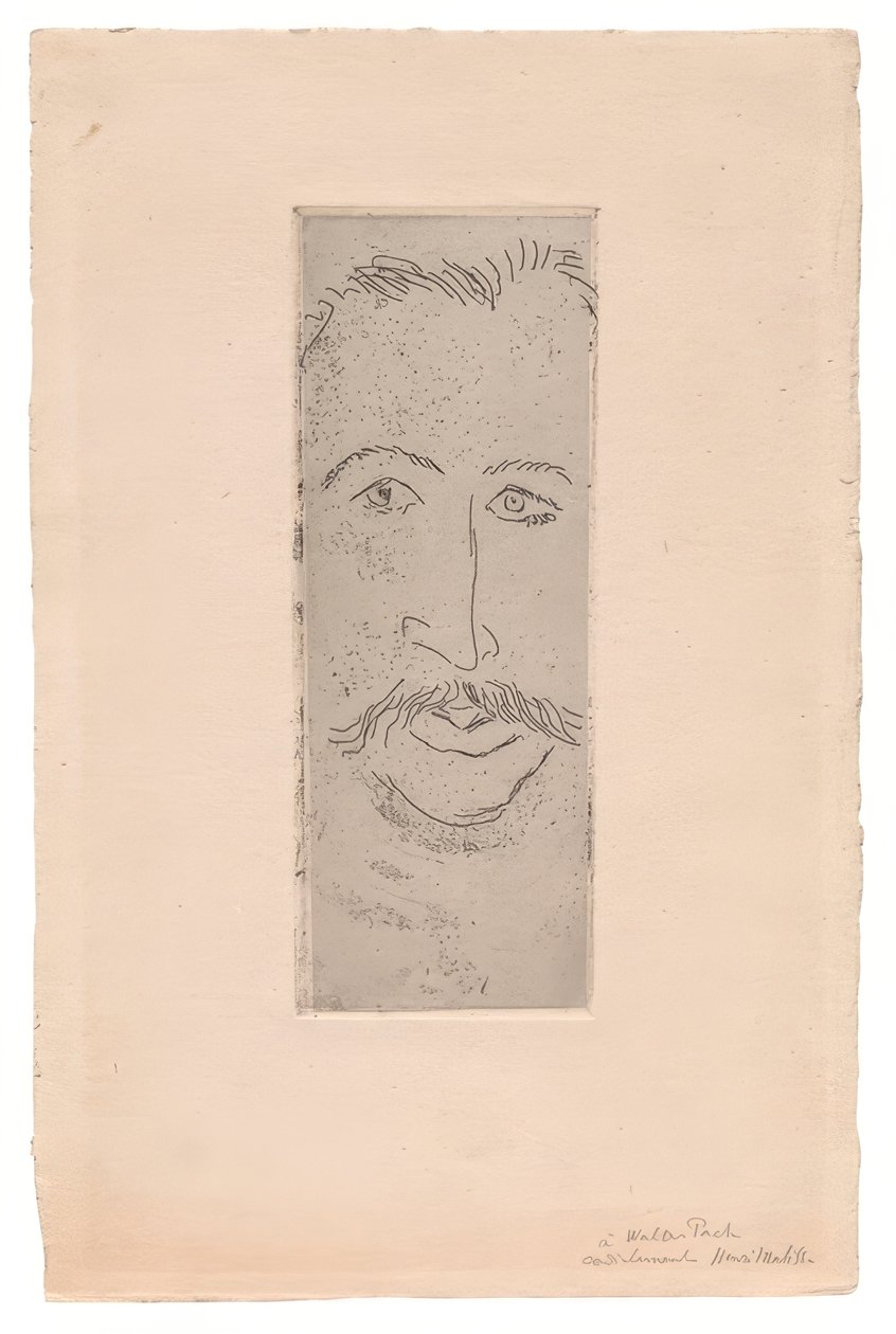 Walter Pachin muotokuva tekijältä Henri Matisse
