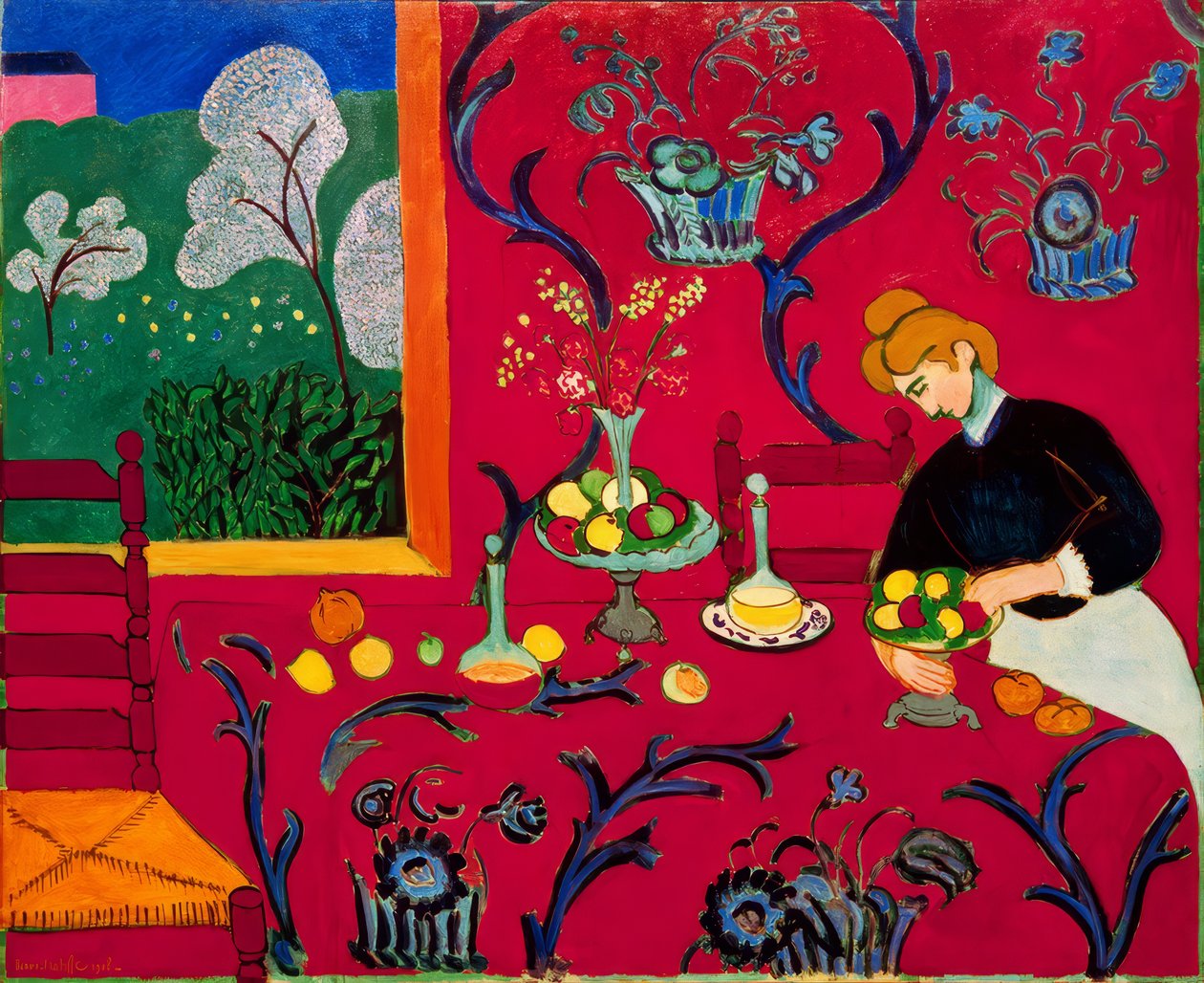 Punainen huone (Harmony in red tekijältä Henri Matisse