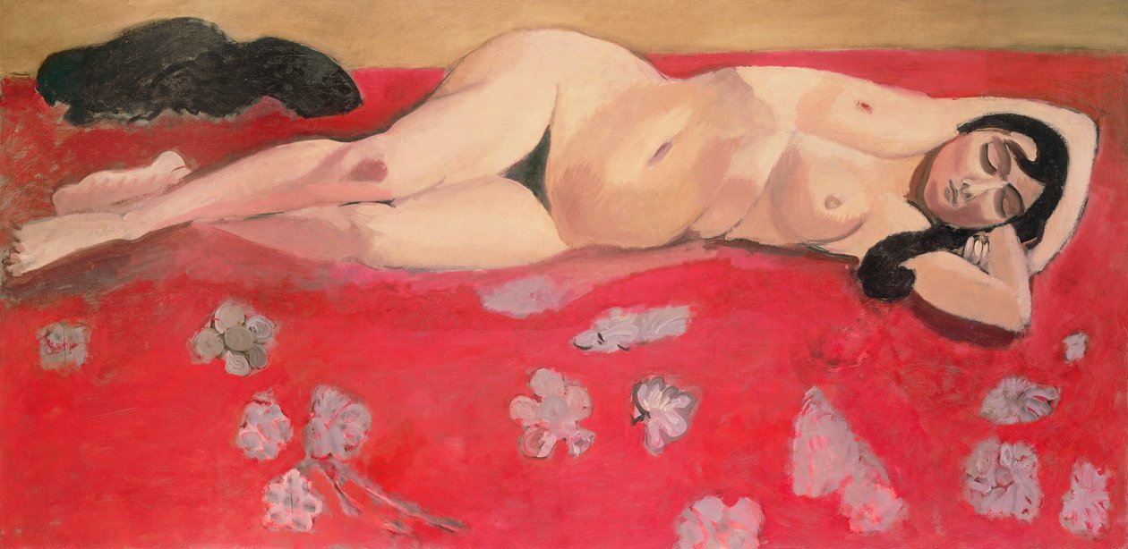 Nukkuminen alasti tekijältä Henri Matisse